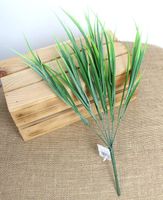 gałązka 2szt  TRAWA wys. 40 cm 7 łodyg ZIELONA MD-039A