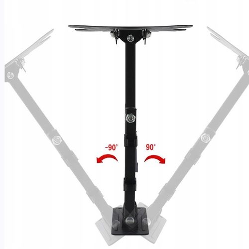 UCHWYT DO TELEWIZORA 32-55" WIESZAK UNIWERSALNY REGULOWANY DO KAMPERÓW na Arena.pl