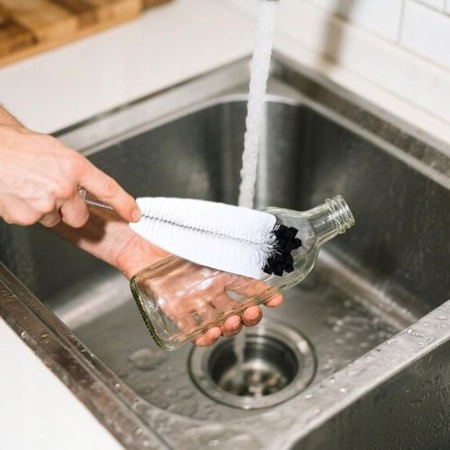 SZCZOTKA DO CZYSZCZENIA BUTELEK SODASTREAM DO BUTELEK I NACZYŃ DŁUGA 35CM na Arena.pl