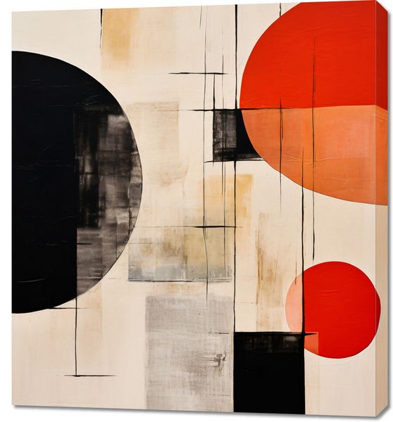 Obraz 90x100cm Abstrakcyjna Symetria zdjęcie 1