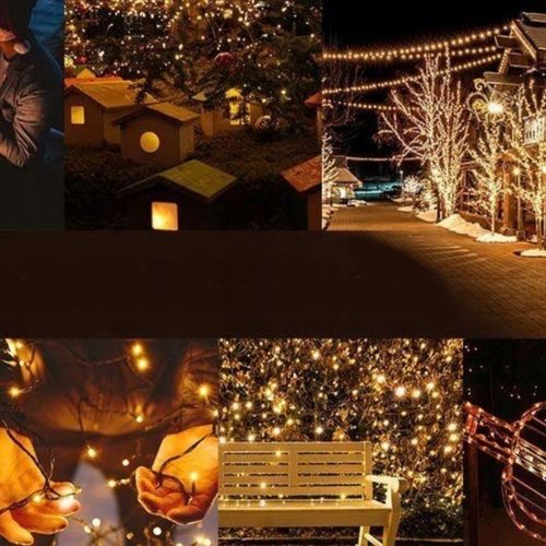 Lampki Świąteczne Zewnętrzne SOPLE Na Zewnątrz 14 m 720 LAMPEK SOLIDNE na Arena.pl