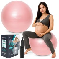 PIŁKA CIĄŻOWA KOBIET W CIĄŻY 75CM DO SIEDZENIA AEROBIKU WSPARCIE I
