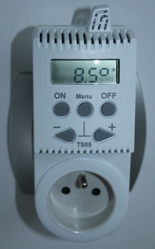 TERMOSTAT GNIAZDKOWY 230 V ELEKTROBOCK TS05 - BEZ PROGRAMATORA na Arena.pl