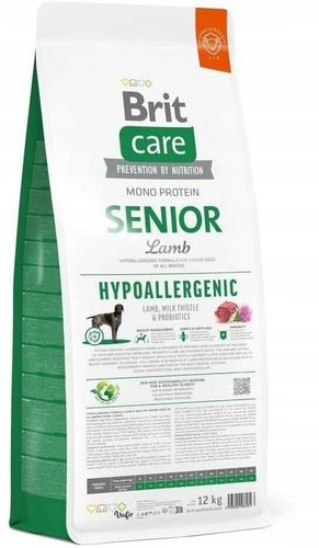 BRIT CARE Hypoallergenic Senior Lamb 12kg na Arena.pl