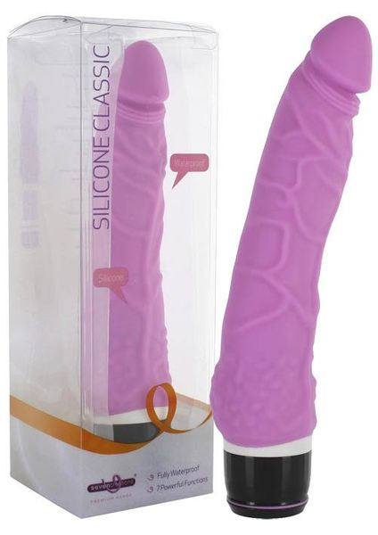 Wibrator Silikonowy Szczupły Silicone Classic zdjęcie 1