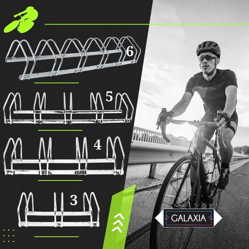 STOJAK NA ROWERY 5 Stanowisk 5 Rowerów Rowerowy Rower Uchwyt Parking Ocynk na Arena.pl