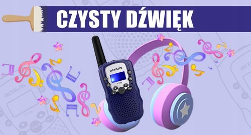 Retevis RT388 krótkofalówki dla dzieci PMR446 Prezenty dla Dzieci 8 kanałów na Arena.pl