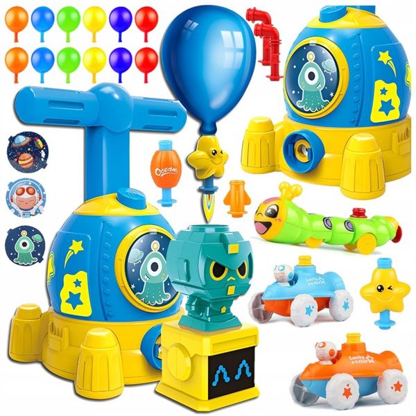 Samochód WYRZUTNIA BALONÓW XXL DUŻY ZESTAW Rakieta AUTKA AERODYNAMICZNE zdjęcie 7