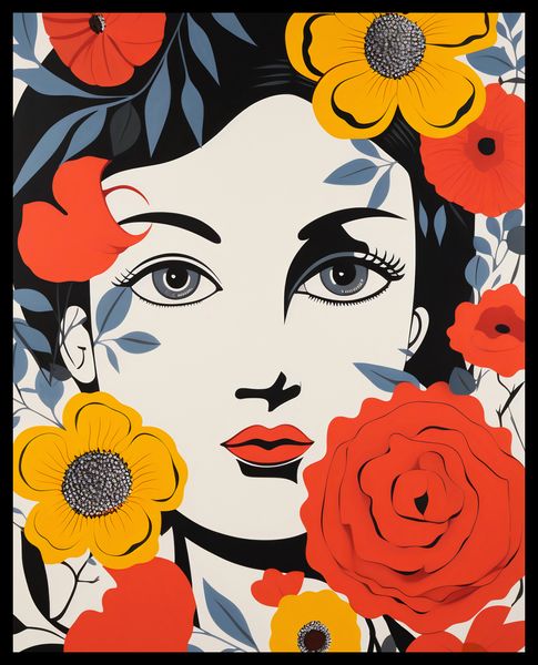 Plakat 40x50cm Kwiatowa Aura zdjęcie 2