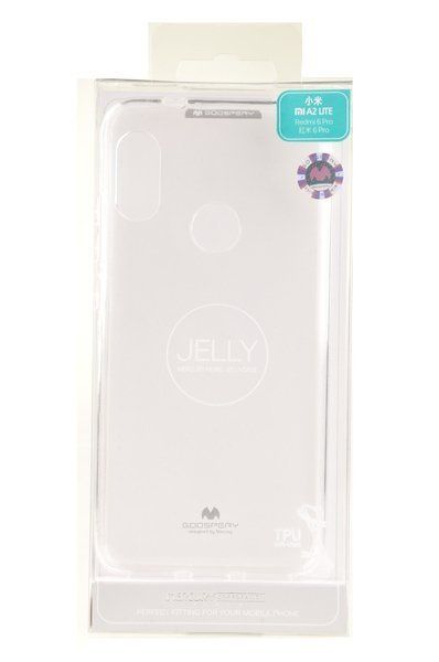 Etui Mercury Goospery Jelly Case do XIAOMI MI A2 Lite / REDMI 6 Pro przezroczysty zdjęcie 1