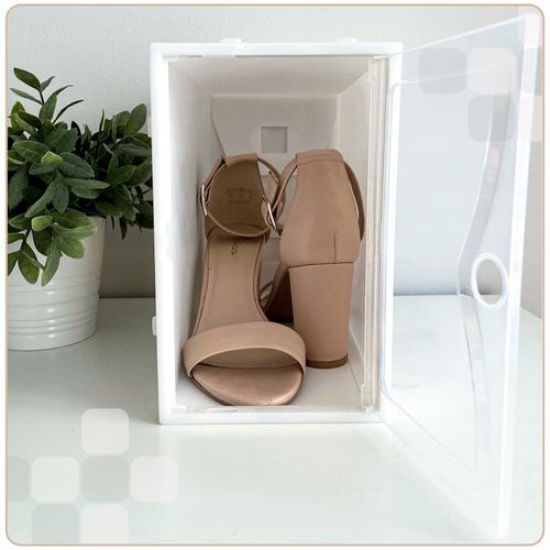 10x Pudełko na buty organizer pojemnik z klapą organizer modułowy na Arena.pl