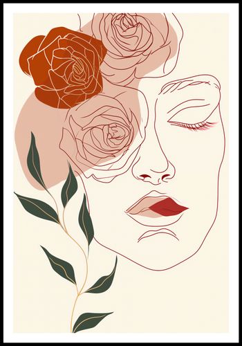 Plakat 67,5x100cm Beż i Twarz na Arena.pl