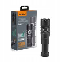 2 x Latarka LED taktyczna wojskowa szperacz mocna Videx VLF-A298 USB 1500 l