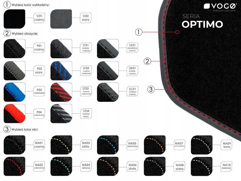 VOLVO XC60 2017- Dywaniki welurowe zdjęcie 8