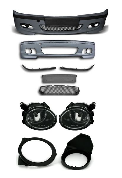 Zderzak przedni BMW E46 M-PAKIET + HALOGENY zdjęcie 2