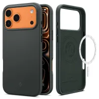 etui spigen silicone fit magsafe na iphone 17 pro - zielone