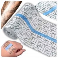 Folia ochronna na Tatuaż Second Skin Opatrunek 5m x 15 cm Wodoodporna