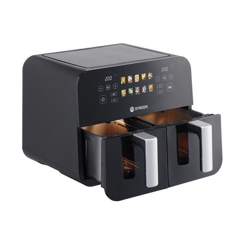 Frytkownica Beztłuszczowa Air Fryer BYRGEN 9L dwukomorowa 2400W na Arena.pl