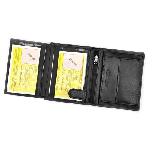 Portfel męski PELLUCCI CC 5601 Czarno Niebieski na Arena.pl