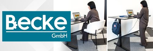 Biurko elektryczne automatyczne regulowane na stojąco 160x80 czarne na Arena.pl