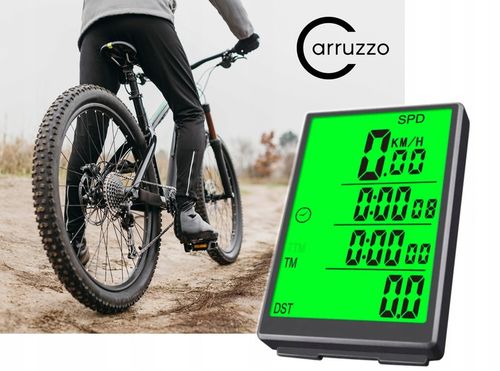 Bezprzewodowy Licznik Rowerowy Prędkościomierz Podświetlenie Do Roweru na Arena.pl