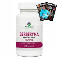 MEDFUTURE BERBERYNA EKSTRAKT 98% 500 mg ZDROWE SERCE REDUKCJA WAGI 60 kaps