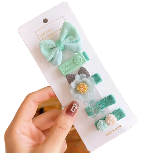 Zestaw wsuwek, spinek 5 sztuk dla Dziewczynki typ XII na Arena.pl