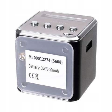 Głośnik przenośny retoo głośnik mini radio czarny zdjęcie 4