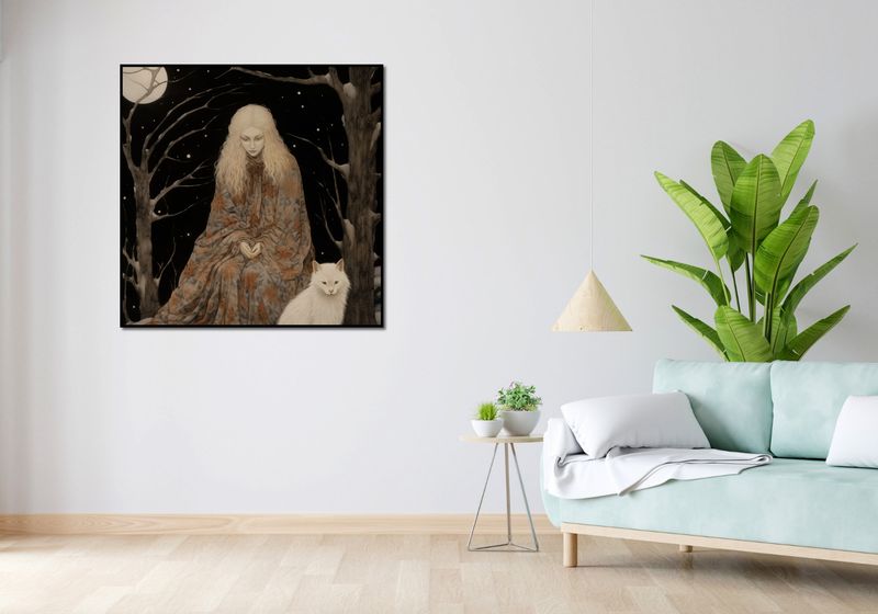 Plakat 100x100cm Stróżka Leśna zdjęcie 4