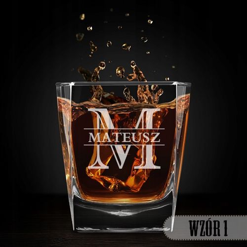SZKLANKA DO WHISKY 300 ml z grawerem PREZENT URODZINY Dla Chłopaka na Arena.pl