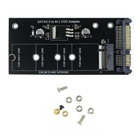 Adapter SATA 3.0 do M.2 SATA SSD NGFF 2230 2242 2260 2280 B B+M LED śrubki