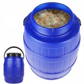 BECZKA PLASTIKOWA 12L DO KISZENIA ogórków kapusty