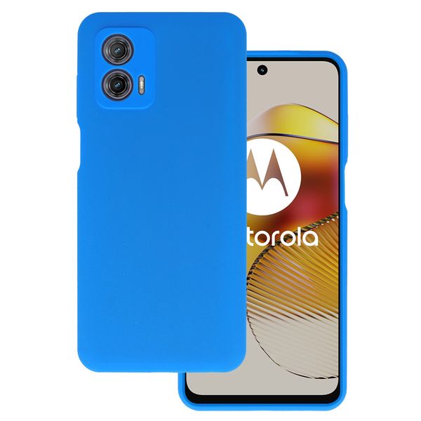 Silicone Lite Case do Motorola Moto G73 niebieski zdjęcie 1