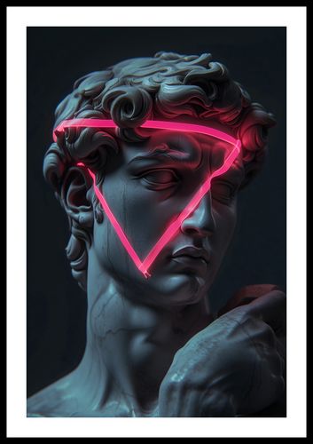 Plakat 40x60cm Neonowy Renesans na Arena.pl