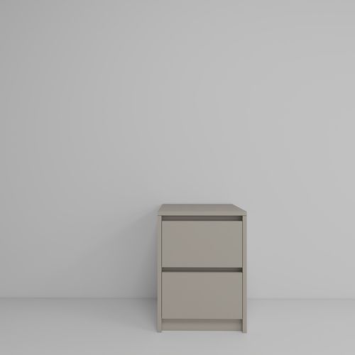 Praktyczna Szafka Nocna KASZMIR 2 szuflady stolik nocny loft na Arena.pl