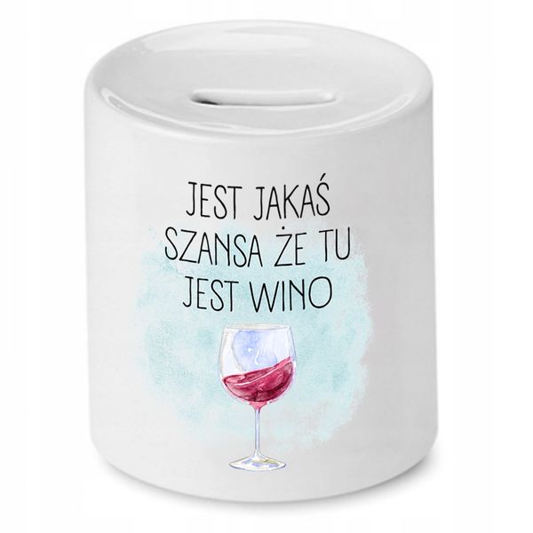 Skarbonka Dla Dziewczyny Jest Jakaś Szansa Z Nadrukiem Ze Zdjęciem zdjęcie 1