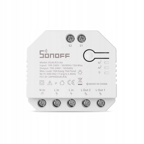 SONOFF DUAL R3 Lite Inteligentny Sterownik Do Rolet Wi-Fi 2-Ch na Arena.pl
