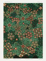 Plakat 75x100cm Japoński Wzór Kwiatowy, G.A. Audsley do Salonu