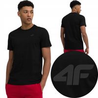 T-SHIRT 4F MĘSKI KOSZULKA KRÓTKI RĘKAW BAWEŁNIANA REGULAR GŁADKA r. M