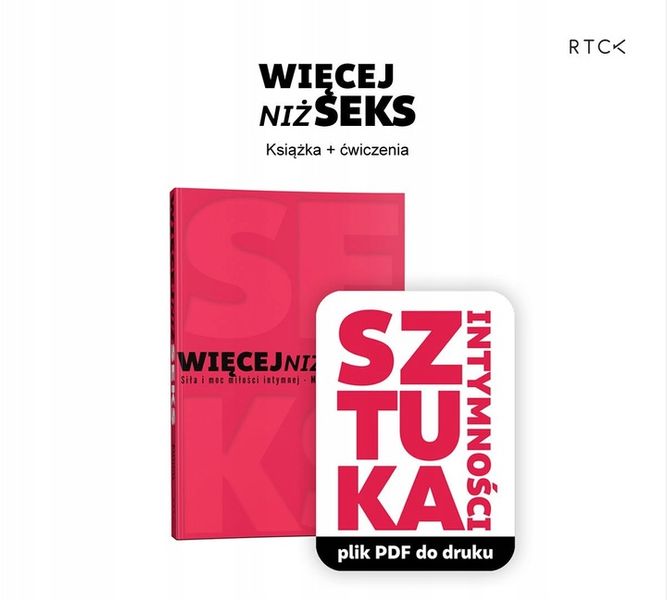 WIĘCEJ niż SEKS książka + ĆWICZENIA Magdalena Kleczyńska RTCK zdjęcie 3