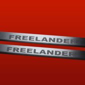 Listwa progowa LAND ROVER FREELANDER 1 Stal nierdzewna 304 mat 2szt