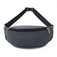 NERKA saszetka  eko skórzana solidna polska pikowana N096 c.szara