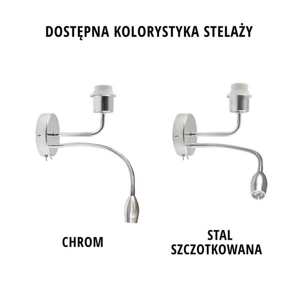 Kinkiet ścienny IMPERIA z dodatkowym panelem LED zdjęcie 7