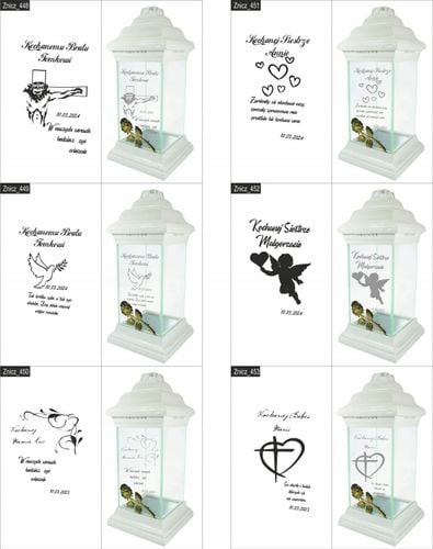 ZNICZ kapliczka WŁASNY GRAWER DLA BABCI lampion na Arena.pl