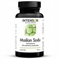 INTENSON MAŚLAN SODU 720mg + KWAS MASŁOWY 256mg układ pokarmowy 90 kapsułek