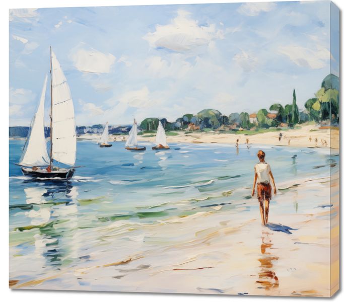 Obraz 100x90cm Życie na Brzegu zdjęcie 1