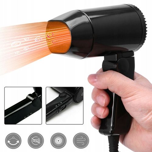 SUSZARKA DO WŁOSÓW, PRZENOŚNA SUSZARKA DO WŁOSÓW 12 V NA GORĄCO I ZIMNO na Arena.pl