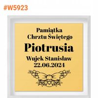 Złoty Medalik 585 na Łańcuszku Pamiątka Chrztu Chłopca Dziewczynki Grawer