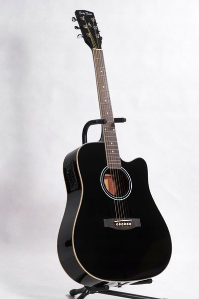 Gitara e-akustyczna Harley Benton D-120CE BK zdjęcie 7