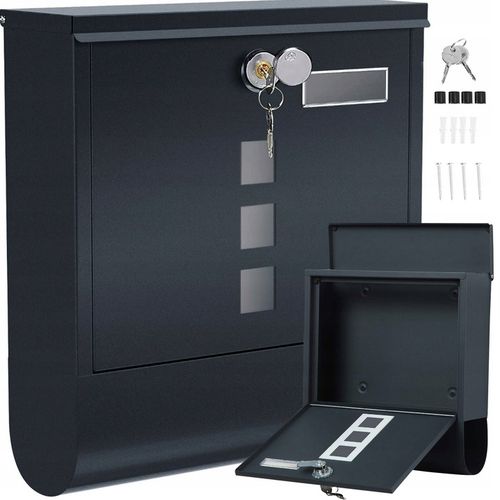 Skrzynka na Listy Gazety Pocztę Pocztowa Antracyt Duża Listowa A4 do na Arena.pl